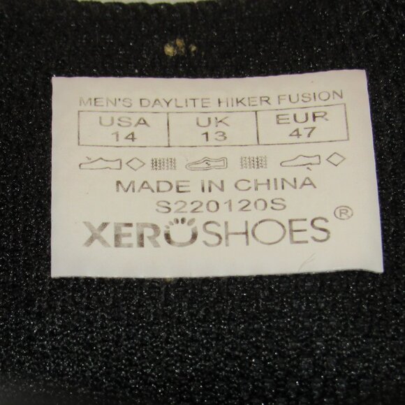 Xero Shoes Daylite Hiker Fusion Men's 14 Minimalist Barefoot Hiking Boots - Picture 12 of 12